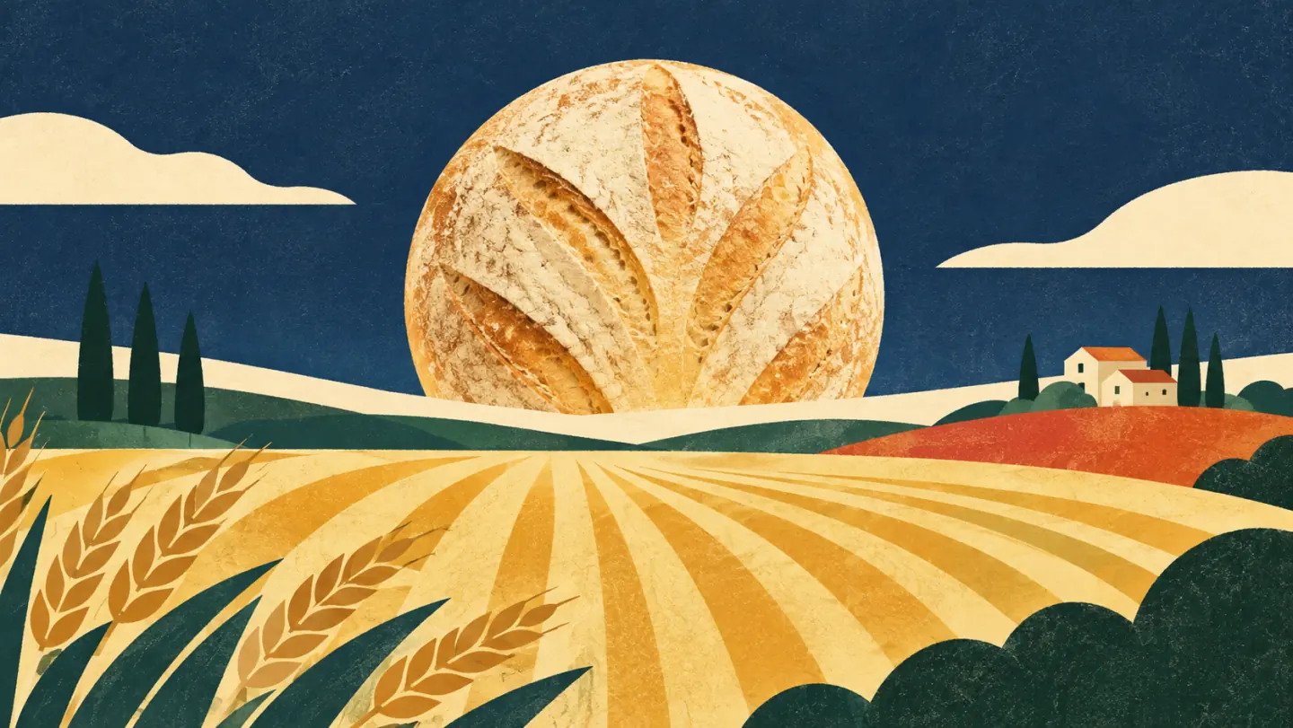 Illustrazione Foodlearn per corso di panificazione